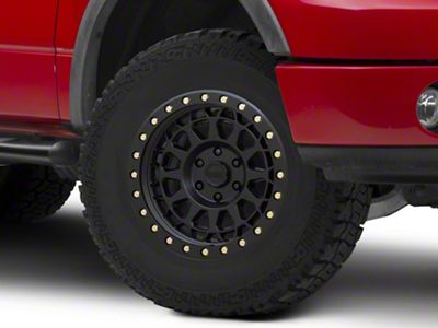 Black Rhino Primm Matte Black with Brass Bolts 6-Lug Wheel; 17x9; 0mm Offset (04-08 F-150)