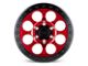 Black Rhino Riot Candy Red with Black Ring and Bolts 6-Lug Wheel; 17x8.5; 0mm Offset (04-08 F-150)