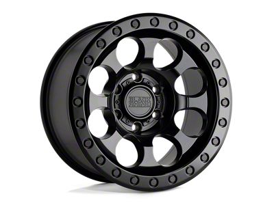 Black Rhino Riot Matte Black 6-Lug Wheel; 17x8.5; 0mm Offset (04-08 F-150)