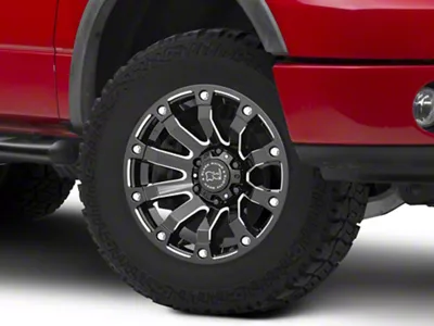 Black Rhino Selkirk Gloss Black Milled 6-Lug Wheel; 18x9; 12mm Offset (04-08 F-150)
