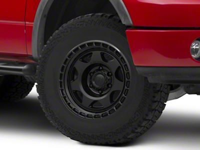 Black Rhino Voyager Matte Black 6-Lug Wheel; 17x8.5; -10mm Offset (04-08 F-150)