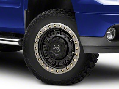 Black Rhino Abrams Gloss Gunblack with Machined Dark Tint 6-Lug Wheel; 18x9.5; -18mm Offset (07-13 Sierra 1500)