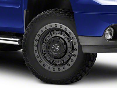Black Rhino Abrams Textured Matte Gunmetal 6-Lug Wheel; 18x9.5; 12mm Offset (07-13 Sierra 1500)