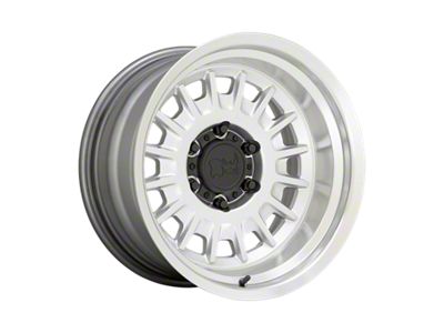 Black Rhino Aliso Gloss Silver 6-Lug Wheel; 17x8; 0mm Offset (07-13 Sierra 1500)