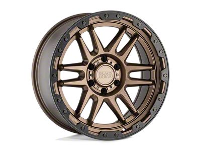 Black Rhino Apache Matte Bronze with Black Ring 6-Lug Wheel; 18x9; 12mm Offset (07-13 Sierra 1500)