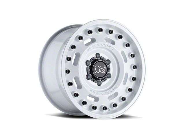 Black Rhino Axle Gloss White 6-Lug Wheel; 17x9.5; 6mm Offset (07-13 Sierra 1500)