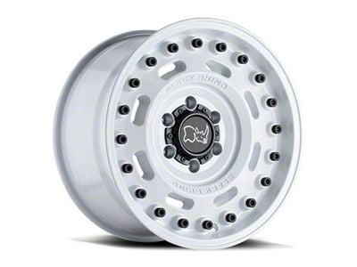 Black Rhino Axle Gloss White 6-Lug Wheel; 17x9.5; 6mm Offset (07-13 Sierra 1500)