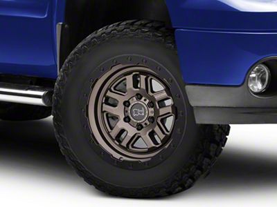 Black Rhino Barstow Matte Bronze with Matte Black Ring 6-Lug Wheel; 18x9.5; 12mm Offset (07-13 Sierra 1500)