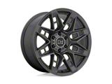 Black Rhino Caprock Matte Gunmetal 6-Lug Wheel; 17x8.5; 0mm Offset (07-13 Sierra 1500)