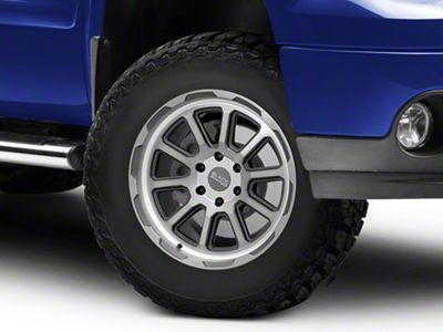 Black Rhino Chase Brushed Gunmetal 6-Lug Wheel; 17x8.5; 0mm Offset (07-13 Sierra 1500)