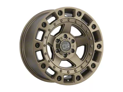 Black Rhino Cinco Bronze with Black Bolts 6-Lug Wheel; 20x9.5; 12mm Offset (07-13 Sierra 1500)
