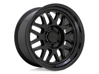 Black Rhino Delta Gloss Black 6-Lug Wheel; 20x9.5; 12mm Offset (07-13 Sierra 1500)
