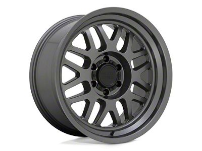 Black Rhino Delta Matte Gunmetal 6-Lug Wheel; 18x9.5; 12mm Offset (07-13 Sierra 1500)
