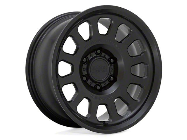 Black Rhino Ensenada Matte Black 6-Lug Wheel; 17x8.5; -12mm Offset (07-13 Sierra 1500)