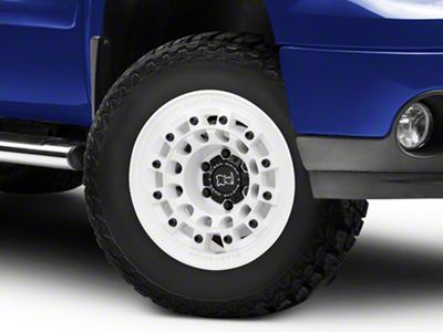 Black Rhino Fuji Gloss White 6-Lug Wheel; 17x8; 20mm Offset (07-13 Sierra 1500)