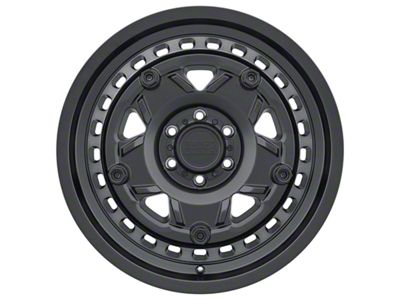 Black Rhino Grange Matte Black with Machined Tint Ring 6-Lug Wheel; 17x8.5; -18mm Offset (07-13 Sierra 1500)
