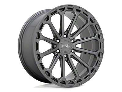 Black Rhino Kaizen Matte Gunmetal 6-Lug Wheel; 17x9.5; 12mm Offset (07-13 Sierra 1500)