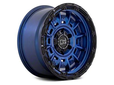 Black Rhino Legion Cobalt Blue with Black Lip 6-Lug Wheel; 17x9; 0mm Offset (07-13 Sierra 1500)