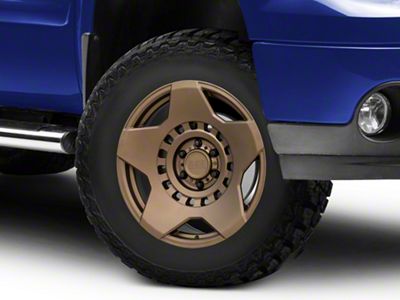 Black Rhino Muzzle Matte Bronze 6-Lug Wheel; 17x9; 0mm Offset (07-13 Sierra 1500)