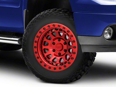 Black Rhino Primm Candy Red with Black Bolts 6-Lug Wheel; 18x9.5; -12mm Offset (07-13 Sierra 1500)