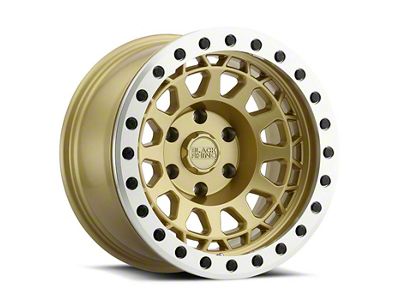 Black Rhino Primm Matte Gold with Machined Ring 6-Lug Wheel; 17x8.5; 0mm Offset (07-13 Sierra 1500)