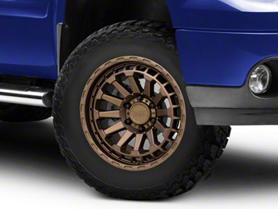 Black Rhino Raid Matte Bronze 6-Lug Wheel; 17x8.5; 0mm Offset (07-13 Sierra 1500)