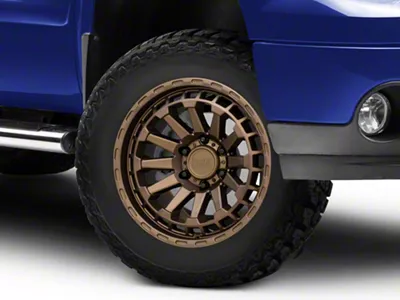 Black Rhino Raid Matte Bronze 6-Lug Wheel; 18x9.5; 12mm Offset (07-13 Sierra 1500)