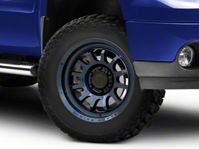 Black Rhino Rapid Midnight Blue 6-Lug Wheel; 18x8.5; 0mm Offset (07-13 Sierra 1500)