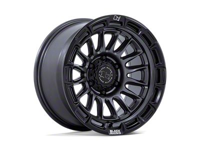Black Rhino Rival Matte Gunmetal with Matte Black Lip 6-Lug Wheel; 17x8.5; 10mm Offset (07-13 Sierra 1500)