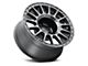 Black Rhino Sandstorm Semi Gloss Black with Machined Dark Tint Ring 6-Lug Wheel; 17x8.5; 0mm Offset (07-13 Sierra 1500)