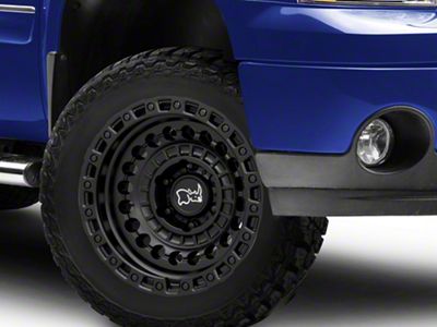 Black Rhino Sentinel Matte Black 6-Lug Wheel; 20x9.5; 12mm Offset (07-13 Sierra 1500)