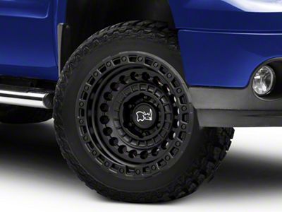 Black Rhino Sentinel Matte Black 6-Lug Wheel; 20x9.5; -18mm Offset (07-13 Sierra 1500)