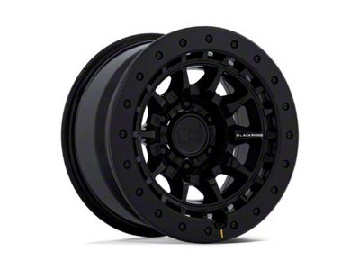 Black Rhino Tusk Gloss Black 6-Lug Wheel; 17x8.5; -10mm Offset (07-13 Sierra 1500)