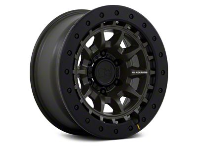 Black Rhino Tusk Olive Drab Green 6-Lug Wheel; 17x8.5; 0mm Offset (07-13 Sierra 1500)