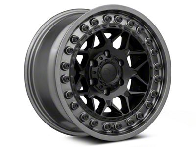 Black Rhino Alpha Matte Black with Gunmetal Lip 8-Lug Wheel; 18x9; 0mm Offset (11-14 Sierra 2500 HD)