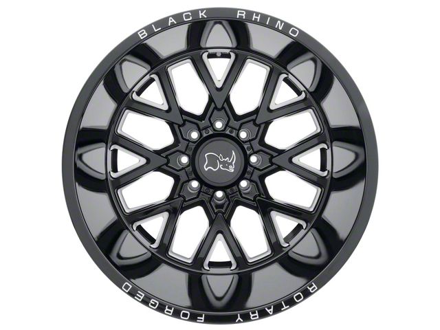 Black Rhino Grimlock Gloss Black Milled 8-Lug Wheel; 20x11.5; -44mm Offset (11-14 Sierra 2500 HD)