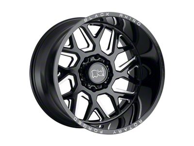 Black Rhino Reaper Gloss Black Milled 8-Lug Wheel; 20x11.5; -44mm Offset (11-14 Sierra 2500 HD)