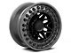 Black Rhino Alpha Matte Black with Gunmetal Lip 8-Lug Wheel; 20x10; -18mm Offset (11-14 Sierra 3500 HD SRW)