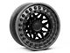 Black Rhino Alpha Matte Black with Gunmetal Lip 8-Lug Wheel; 20x10; -18mm Offset (11-14 Sierra 3500 HD SRW)