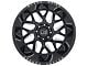 Black Rhino Reaper Gloss Black Milled 8-Lug Wheel; 20x11.5; -44mm Offset (11-14 Sierra 3500 HD SRW)