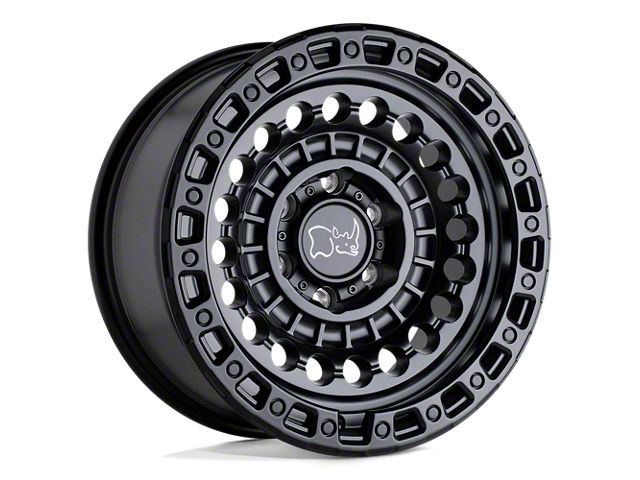 Black Rhino Sentinel Matte Black 8-Lug Wheel; 17x8.5; 0mm Offset (11-14 Sierra 3500 HD SRW)