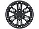 Black Rhino Asagai Matte Black Machined with Stainless Bolts 6-Lug Wheel; 18x9.5; -18mm Offset (07-13 Silverado 1500)