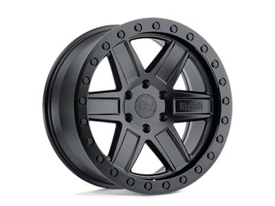 Black Rhino Attica Matte Black 6-Lug Wheel; 20x9.5; -18mm Offset (07-13 Silverado 1500)