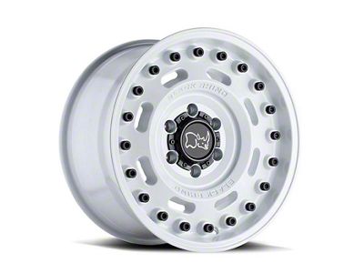 Black Rhino Axle Gloss White 6-Lug Wheel; 18x9.5; 6mm Offset (07-13 Silverado 1500)