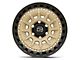 Black Rhino Barrage Desert Sand on Matte Black 6-Lug Wheel; 17x8.5; -10mm Offset (07-13 Silverado 1500)