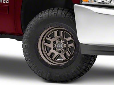 Black Rhino Barstow Matte Bronze with Matte Black Ring 6-Lug Wheel; 18x9.5; 12mm Offset (07-13 Silverado 1500)