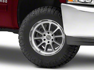 Black Rhino Chase Brushed Gunmetal 6-Lug Wheel; 17x9.5; -18mm Offset (07-13 Silverado 1500)