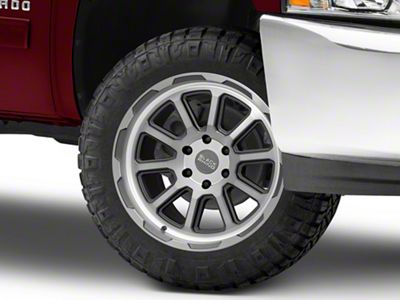 Black Rhino Chase Brushed Gunmetal 6-Lug Wheel; 20x9; 12mm Offset (07-13 Silverado 1500)