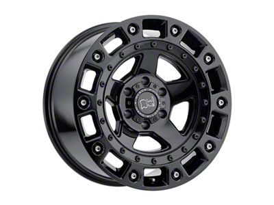 Black Rhino Cinco Gloss Black with Stainless Bolts 6-Lug Wheel; 18x9.5; -18mm Offset (07-13 Silverado 1500)