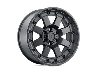 Black Rhino Cleghorn Matte Black 6-Lug Wheel; 18x9; -18mm Offset (07-13 Silverado 1500)